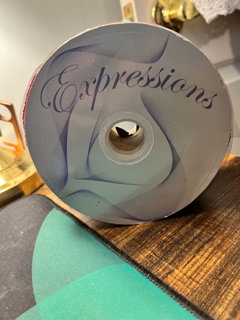 Expressions Ribbon Roll in Teal and Purple